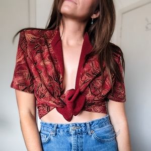 Vintage R&K red blazer